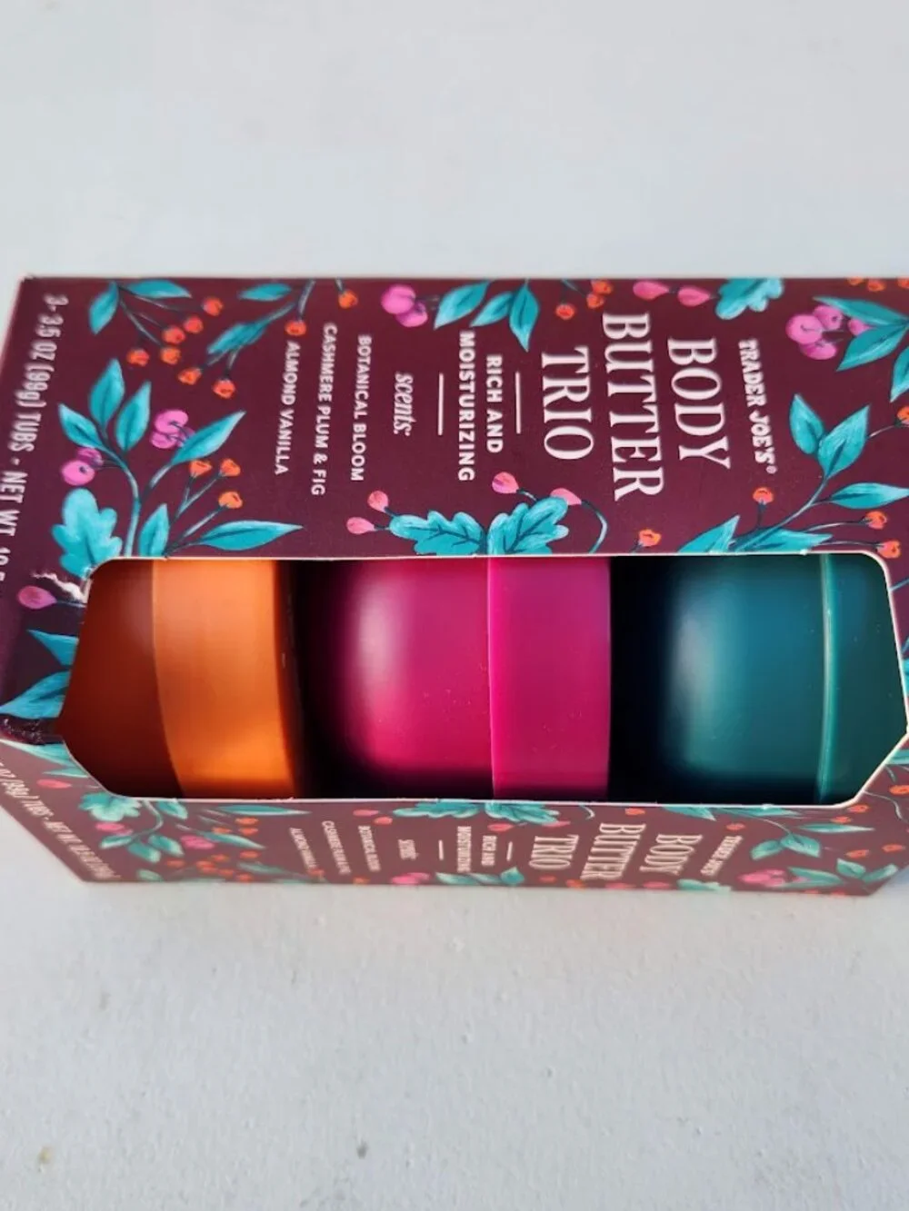 NEW Trader Joe's Body Butter Trio Gift Set Moisturizer Trader Joes Set of 3 Incl